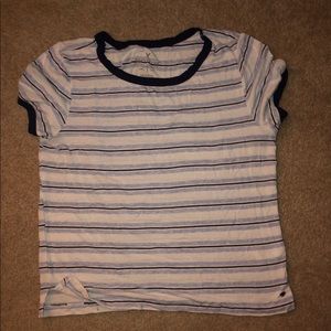 stripped tee